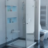 Open Shower Cabin Rectangular