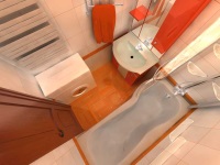 Design del bagno piccolo: risolvere il problema con saggezza
