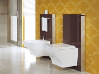 Predhodno obešeno stranišče z namestitvenim sistemom: izbira, namestitev