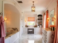 Provence style bathroom - the charm of home comfort
