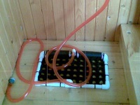 Korkskruvdusch för hemmet och trädgården - kompakt storlek och bekvämlighet