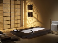 Įmontuojama vonia - elegancijos įsikūnijimas