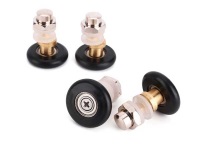 Rollers for the shower enclosure with their own hands