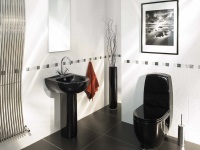 Черна тоалетна чиния - за елегантен нестандартен външен вид