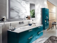A cabinet with a sink for the bathroom - a practical and stylish solution.