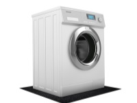 Anti-vibration mat under the washing machine