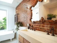 Имитация на тухлени плочки за вътрешна декорация