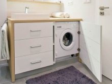 Pesumasin ühises vannitoas