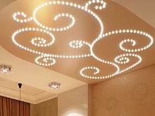 Tecto bastante esticado para casa de banho