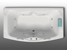 Grande vasca da bagno in acrilico