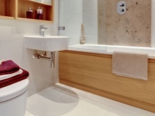 Bijpassende kleuren in de badkuip