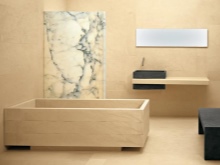 Pravokotna kopel iz marmorja