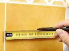 Изчисляване на броя на плочките за стените