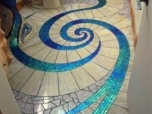 浴室のモザイクプラスタイル