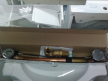 Bronze overflow drain