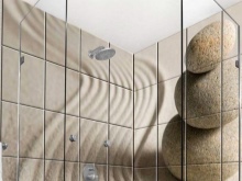 Panel med kakelplattor