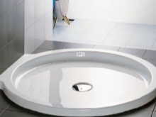 Duschwanne aus emailliertem Stahl