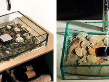 Clear wash basins for the bathroom