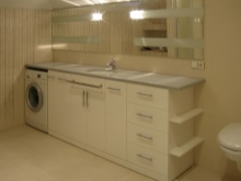 En stor skräddarsydd bordsskiva