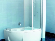 Plastové vanové zástěny