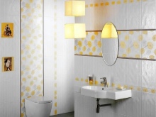 Бяла баня със златен декор