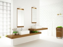 Бели аксесоари за баня