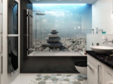 Careful details in a beautiful bathtub