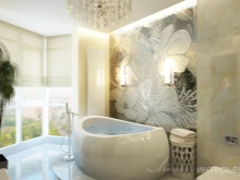 Pretty bathroom wallpaper