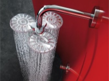 Lumihiutale suihkupää