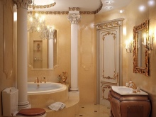 Illuminazione bagno multilivello 