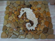 Alfombra de baño hecha a mano