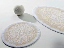 Alfombras de algodón sobre una base de goma