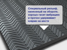Alfombra antivibratoria para lavadoras