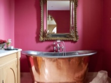 Malina ploščice v kopalnici