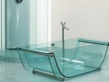 Bañera totalmente de cristal