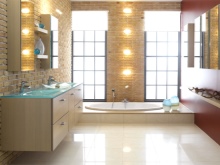 Mūsdienīga vannas istaba