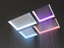 Bakgrundsbelyst dusch