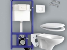 Komplet za predstensko namestitev WC