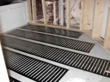 Инфрачервено подово отопление в банята