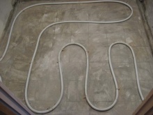 Подово отопление в банята 