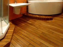 Влагоустойчив ламиниран паркет в банята