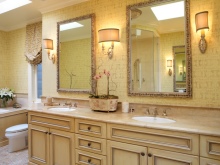 Traditional bathroom lighting