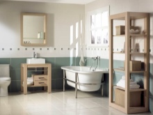 Armoires de salle de bains ouvertes