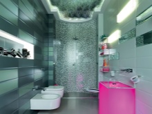 Accesorios de baño brillantes