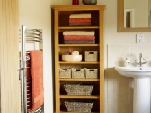 Disposición de las toallas de baño