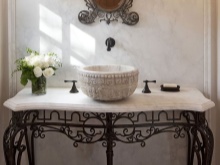 Accesorios de baño de hierro forjado