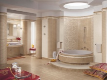 Bézs csempe szegély