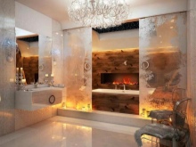 Bézs fürdőszoba csempe