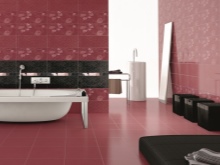 Vínová hnědá koupelna