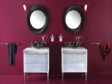 Vínová a hnědá - koupel